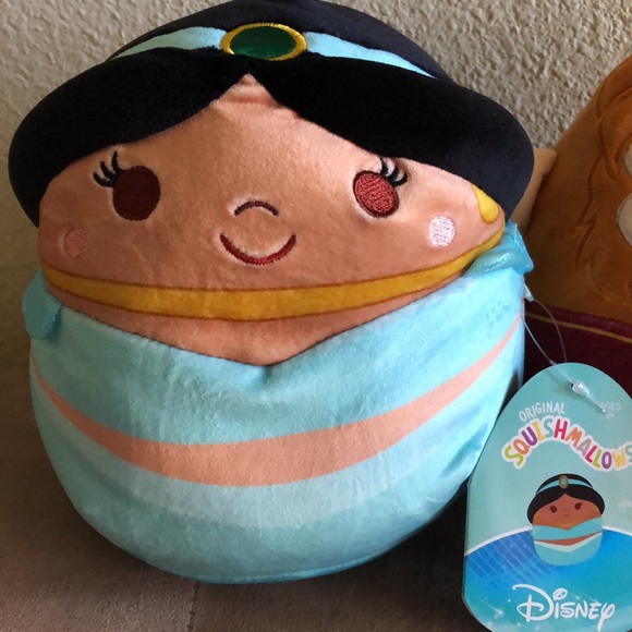 Squishmallow Disney Aladdin’s Jasmine & Abu! BNWT 6.5” - Picture 2 of 4